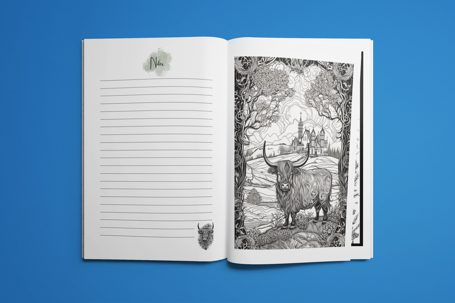 Wild at Heart Coloring Book Journal