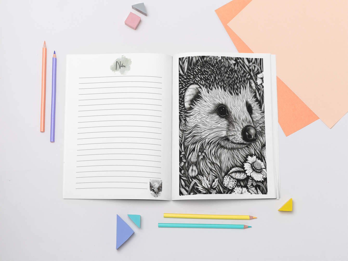 Wild at Heart Coloring Book Journal