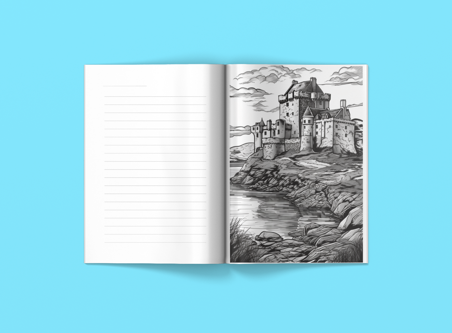 The Bonnie Scotland Colouring Book Journal