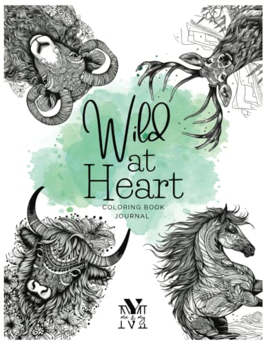 Wild at Heart Coloring Book Journal